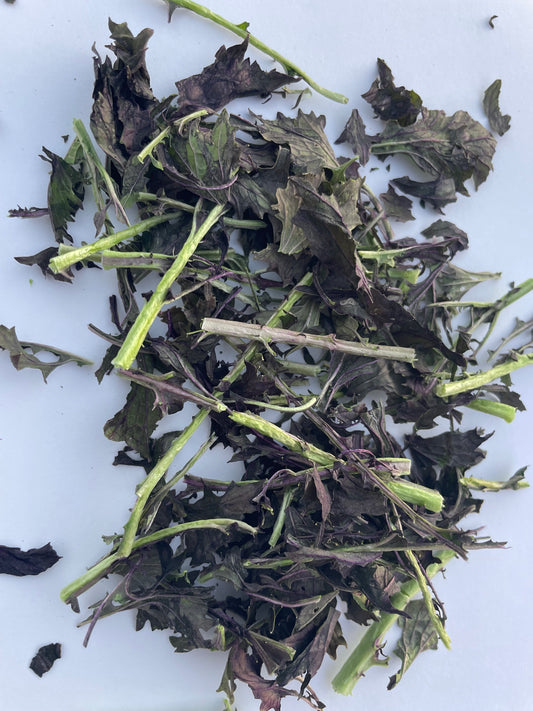 Freeze Dried Red Mustard Greens